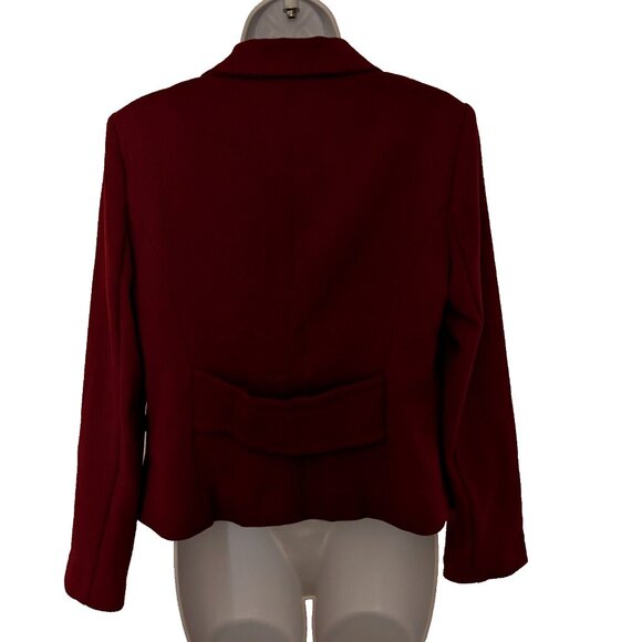IRIS SETLAKWE short BLAZER jacket Sz 8 DOUBLE BREASTED MADE IN CANADA HIGH END - Picture 6 of 15